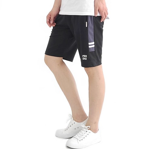 파르데스 앨빈 여름용 남자 트레이닝바지 5부 스판 반바지 츄리닝 운동복