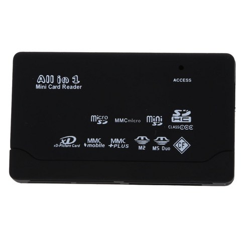 노 브랜드 올인원 멀티 카드 리더기 SD/XD/MMC/MS/CF/SDHC USB 2.0, 카드 리더