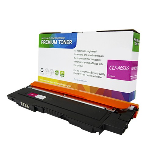 삼성 CLT-M510S 토너 SL-C513W SL-C563W C563FW, 빨강, 1개