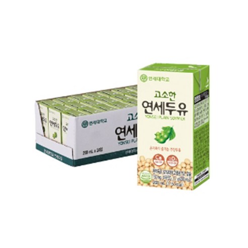 (직)연세대학교 고소한 연세두유 200ml*96팩, 200ml, 96개  Best 5