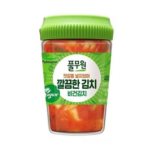 풀무원 집밥 깔끔한 비건 썰어담은김치 (400g) 김장 친정엄마 김치찜 간편식 라면 찌개 캠핑 자취, 1개