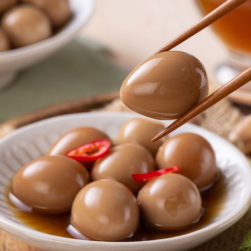 밥도둑 메추리알 장조림 1kg x 2팩, 2개