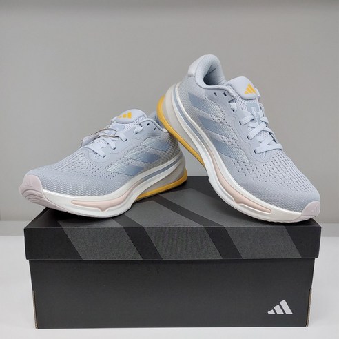 아디다스 여성 운동화 슈퍼노바 라이즈 스카이 블루 발편한 초경량 헬스 런닝화 adidas Supernova Rise + 운동화끈