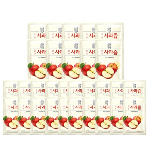 그린애 NFC착즙 사과100% 순수 사과즙 100ml 1box, 60개