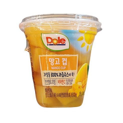 돌 망고컵 198g x 2개, 아이스박스포장