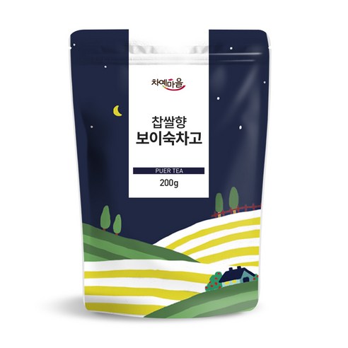 차예마을 고농축 동결건조 보이차고 찹쌀향 보이숙차고 200g x 10팩.., 10개, 1개입 세비야대성당꿀국화차