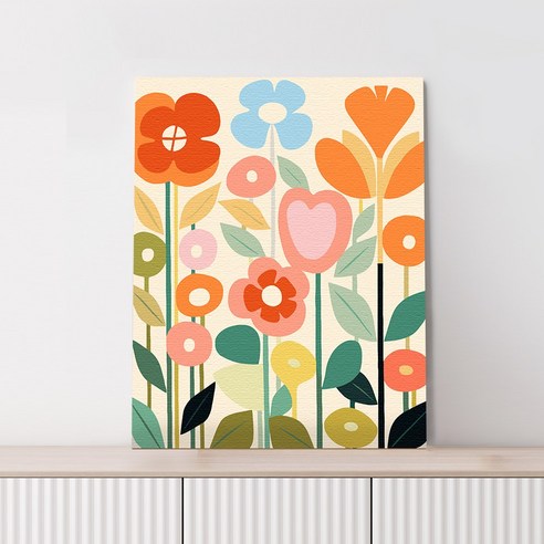 플레이어바웃 DIY 꽃의 향연 명화그리기 세트 유화 40 x 50, 1개