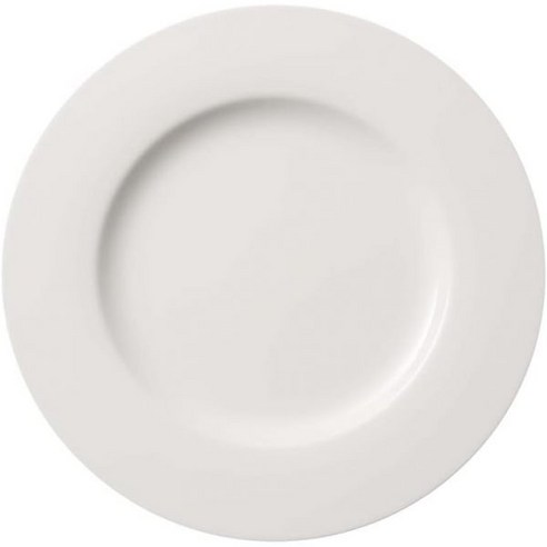빌보 그릇 접시 플레이트 트위스트 화이트 샐러드, White, Large