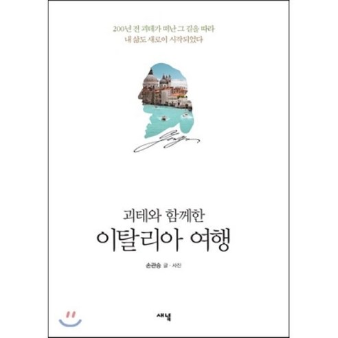 괴테와 함께한 이탈리아 여행:200년 전 괴테가 떠난 그 길을 따라 내 삶도 새로이 시작되었다, 새녘, 손관승 저