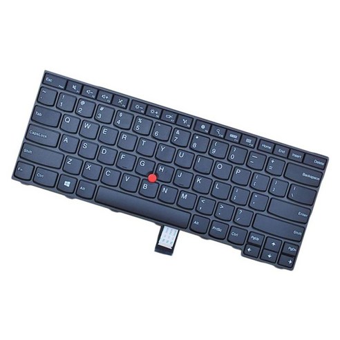ThinkPad E450 E455 E450C E460 노트북 컴퓨터 구성 요소용 교체 키보드 블랙, 290x150x5mm ...