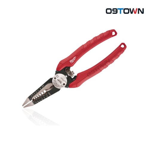 밀워키 48223079 스트리퍼 6 In 1 Combination Pliers, 1개