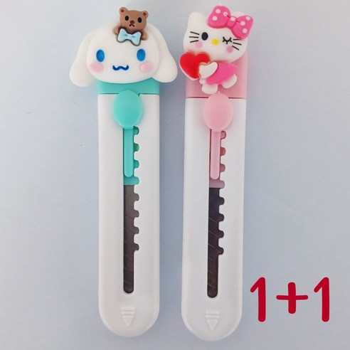 시나모롤 키티 커터칼 컷터칼 컷팅칼 언박싱 택배칼, 1개, 시나모롤_리본키티커터칼 모음