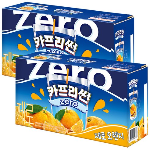 카프리썬 제로 오렌지 음료, 20개, 200ml