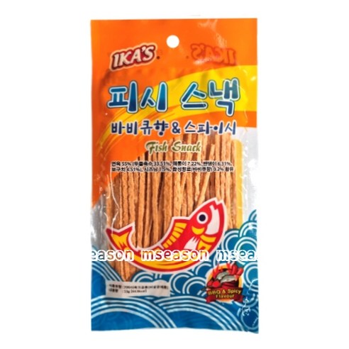 이멕스무역(주) 피쉬스낵 바베큐향&스파이스