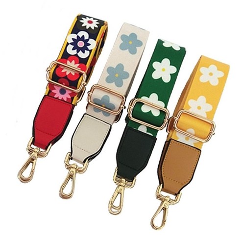 데이지 가방끈 스트랩 플라워 어깨끈SS24, C 그린