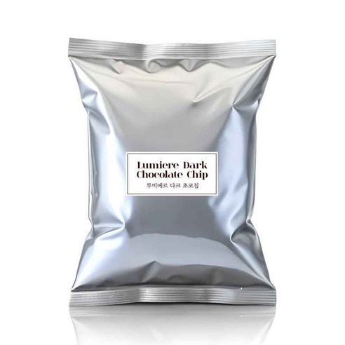 파베글라스 루미에르 컴파운드 다크초코칩 Lumiere Dark chocolate chip, 1개, 1kg