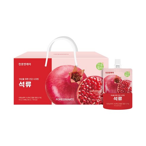 천호엔케어 하루활력 석류즙, 2.1L, 30개