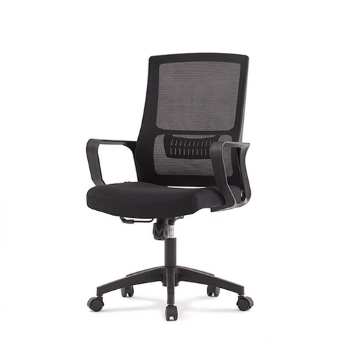 ESD351 사무용 메쉬 의자, 기본타입, 블랙