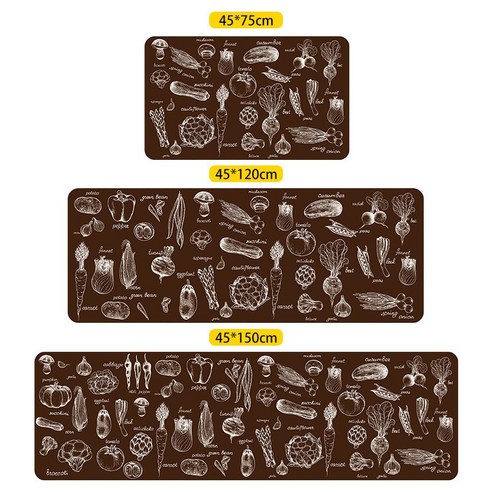 ZHICHENG직매 가죽 pvc 카펫 주방 욕실 매트 닦다 기름 방지 카펫 입주 현관 발판 맞춤형, 양식 재료