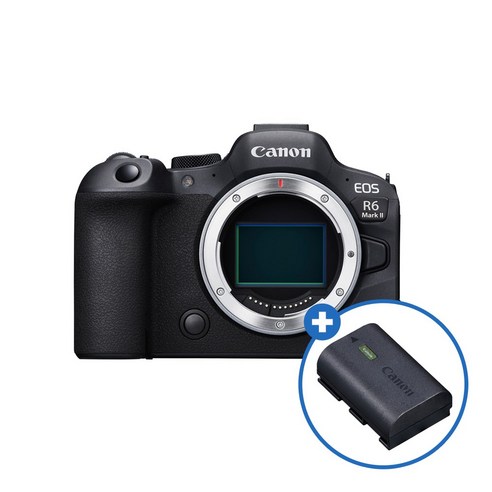 스타일을 완성하는데 필요한 캐논단렌즈 아이템을 만나보세요. 캐논 EOS R6 마크 II (바디) – 전문 사진작가를 위한 진화된 풀프레임 미러리스 카메라