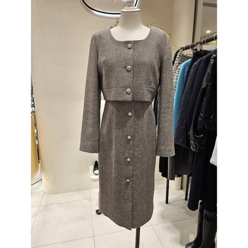 (백화점 정품)듀엘 [듀엘]투웨이 H라인 원피스 D234MSE041