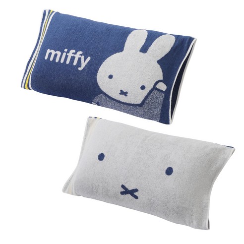 34X64cm Ag 니시카와(nishikawa) 미피 노비노비 타월 베개 케이스 씻을 수 있는