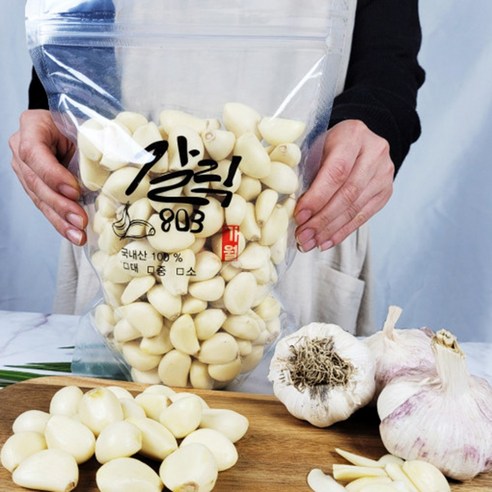 23년 국산 마늘 깐마늘 중 사이즈 10kg, 1개