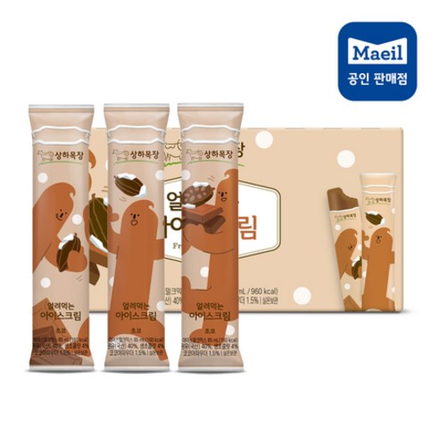 매일유업 상하목장 얼려먹는 아이스크림 초코 85ml 6개, 상세페이지 참조