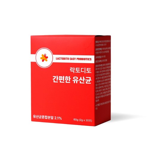 락토디토 간편한 유산균 30포 , 60g
