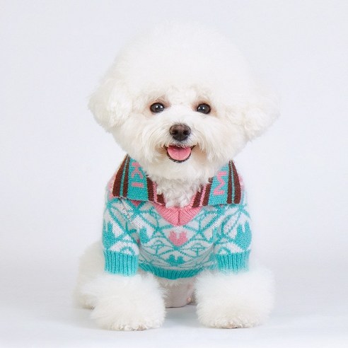 강아지 겨울옷 토끼 니트 스웨터 애견옷 고양이옷 소형견옷 중형견옷 XS~XXL, L 몸무게 6-7.5kg