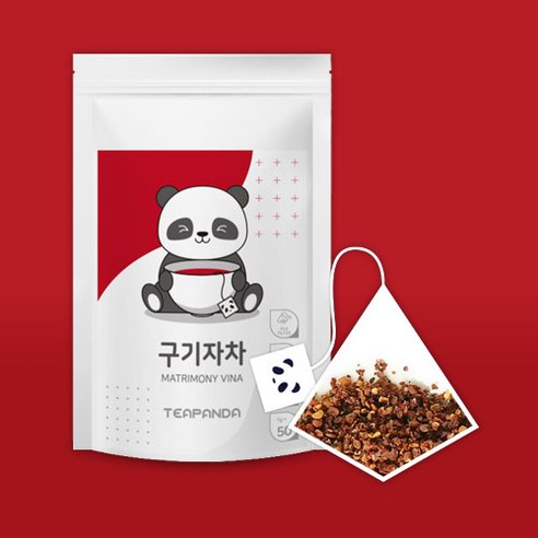 티판다 국산 구기자차 친환경 삼각티백, 1g, 50개입, 1개