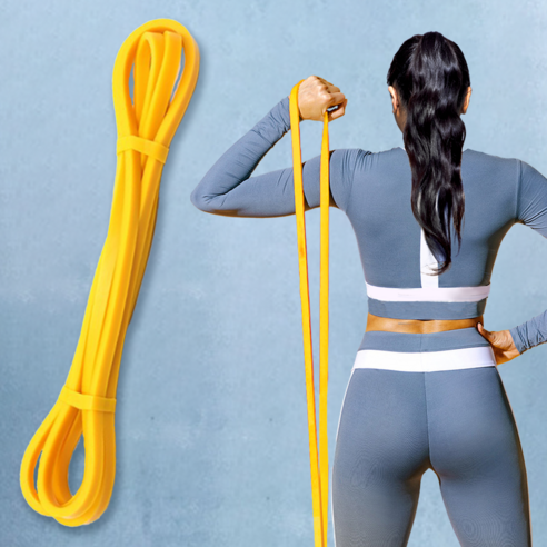 풀템 라텍스 풀업밴드 1단계, 옐로우, 1개