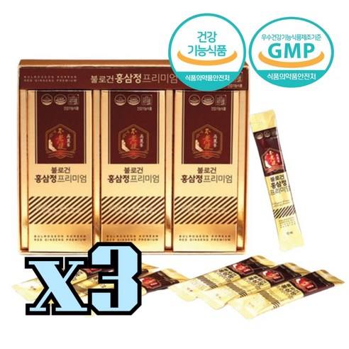 대동고려삼 진세노사이드 홍삼정 프리미엄 스틱, 3개, 300ml 대동고려삼홍삼정프리미엄 대동고려삼 진세노사이드 홍삼정 프리미엄 스틱, 3개, 300ml 대동고려삼홍삼정프리미엄