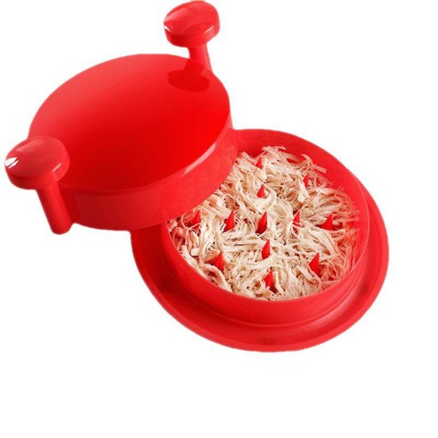 믹서기 으깬 닭고기 감자 요리 수동 음식 분리기, 레드