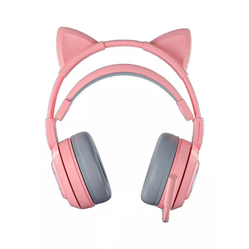 sanding G25 귀여운 여자 고양이 귀 헤드셋, 푸른 색