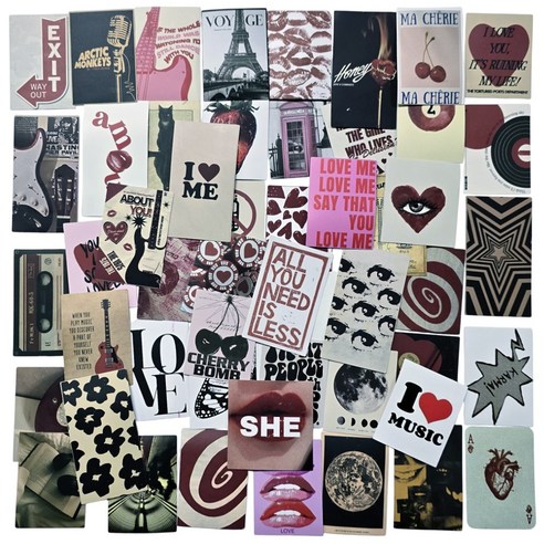 포트렘 캐리어 노트북 스티커, 11_레드