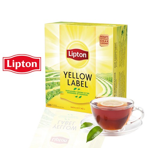 립톤 엘로우라벨 홍차 100티백 Lipton Yellow Label 100 Tea bag, 2g, 100개입, 1개