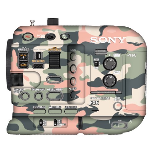 소니 FX6 Sony FX6 카메라 바디 스킨 3M 프로텍터 필름 패션 클래식 랩 스킨 데칼 커버 케이스, 옵션09