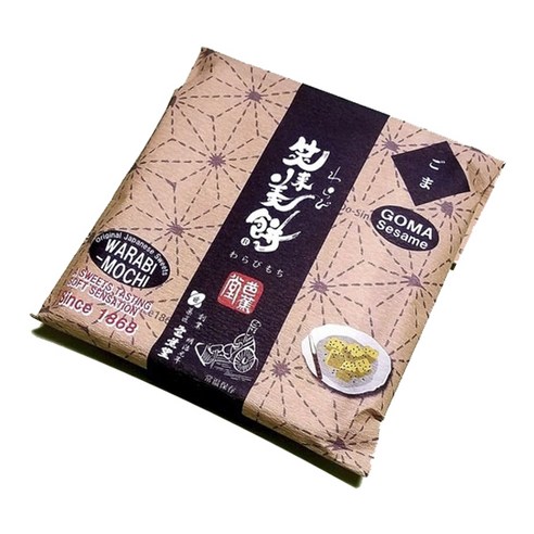 bashoudo 와라비모찌 고마, 3개, 100g