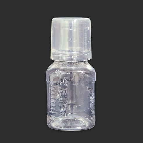 신영 국내생산 PET 투명 30ml 컵투약병, 100개