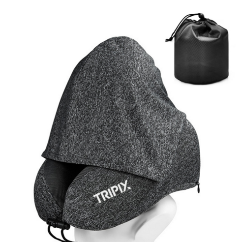 점핑라이프 기내용 목베개 후드 여행용 목베개