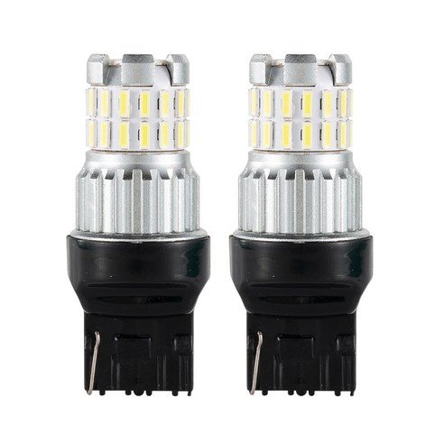 Ursmart 자동차 헤드라이트 전구 백업 7440 7443 T20 LED 전구(프로젝터 포함) 테일 브레이크 스톱 라이트용 LED 전구 교체, 화이트 7443, 44.45x14.7x16.5mm, 알류미늄