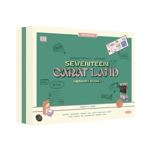 세븐틴 – [CARAT LAND] 메모리 북 + 디지털 코드 
DVD/블루레이