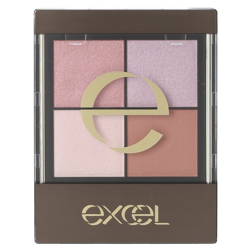 엑셀 excel 리얼 클로즈 아이섀도 팔레트 3.5g, CX03 퍼프 슬리브, 1개