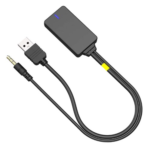 Xzante 무선 블루투스 어댑터 오디오 입력 음악 인터페이스 케이블 B-M-W E90 E91 E92 E93 용 차량용 AUX USB 코드, 검은 색
