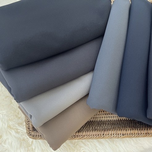 594 탐나요 트윌 스판 원단 슬랙스, 먹색