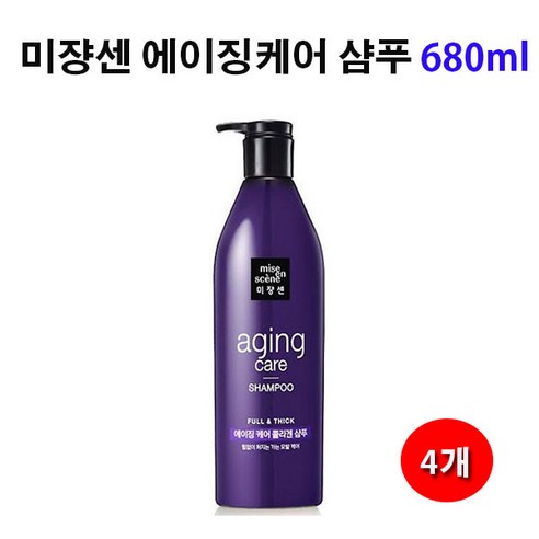 미쟝센 에이징 케어 파워 베리 샴푸 플로럴 프루티향, 680ml, 3개