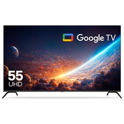 10년AS보장 24년형 55인치 MEMC 구글TV 이스트라 AN553UHD 4K UHD 안드로이드 스마트 티비, 138.8cm, 스탠드형, 자가설치