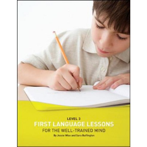(영문도서) First Language Lessons Level 3: Student Workbook Paperback, Well-Trained Mind Press, English, 9781933339085