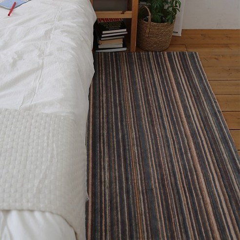 플라레 빈티지 워셔블 스트라이프 침대 미니 러그: 감각적인 공간을 위한 완벽한 선택 빈티지러그